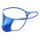 (Blue L, One size) Mens Thong G-String Bikinis 5