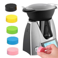 (As show, One size) 5Pcs Food Processor Switch Silicone Cover Dustproof Protective Silicone Sleeve for Cuisinart TM6 Food Processor