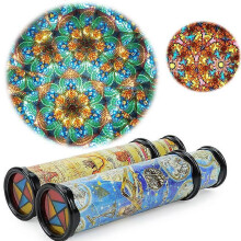 (As show, One size) Set of 2 Magic Rotating Kaleidoscope, Classic Kaleidoscope, Best Birthday Gift for Kids and Adults