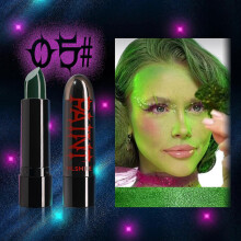 (As show, One size) Halloween Face Paint, Body Paint Stick for Eye Black, Makeup Skeleton Cosplay Party