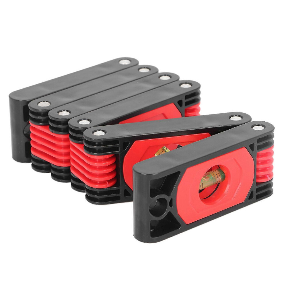 (As Show, One Size) Folding Level, Multi-Angle Accurate Measurement 6 Sections Magnetic Folding Woodworking Measuring Tool 72Cm 4633396541497