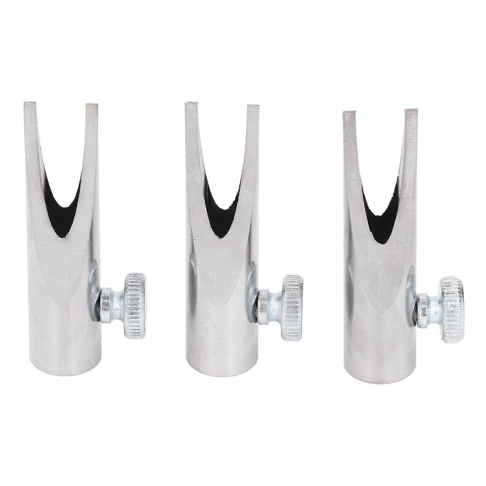 Light (As Show, One Size) 3Pcs Eyebrow Sharpening Tool Metal U Shaped Slot Eyebrow Pencil Sharpening Tool