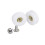 (As show, One size) 6pcs Replacement Bathroom Shower Door Rollers Runner Wheels 22.5mm Wheel Diameter 2