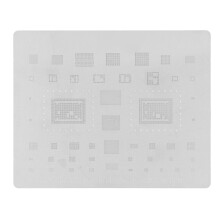 (As show, One size) BGA Reballing Stencil Good Heat Dissipation Accurate Positioning Stainless Steel Tin Planting Template for IOS 14 For IOS 14 A16 A15
