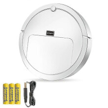 (White, One size) Zihaisheng Electric Cleaning Robot Toy Robot Vacuum Cleaner Children Educational Toy
