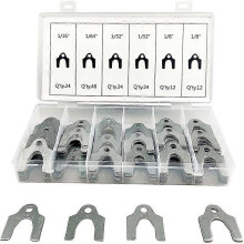 (As show, One size) Zihaisheng 144pcs Auto Alignment Body Shim Assortment Set - 1/16" To 1/8"