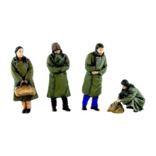 (Style A, One size) Simulation 1/87 Model Figure People Figurines Model Trains People Figures Collectibles Handmade Scene Props Doll Figures for DIY Scene Decor