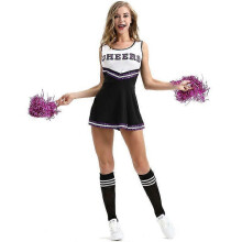 (M, One size) Zihaisheng black cheerleader uniform