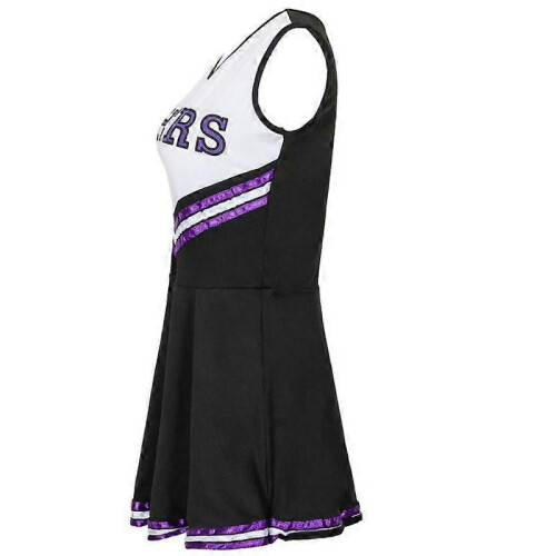 (M, One size) Zihaisheng black cheerleader uniform 2