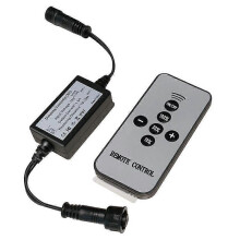 (As show, One size) Zihaisheng LED Light Dimmer, SMY Deck Light Dimmer with RF Wireless Remote Control, Waterproof IP67 for LED Light Dimming with Black Extension Cable D
