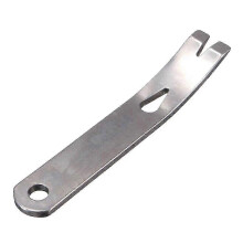 (As show, One size) Mini Stainless Steel Crank Crowbar Hiking Survival Metal Pry Bar Handy Hand Tool