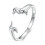 (As show, One size) Dachshund Dog Cute Open Ring Adjustable Ring 1