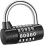 (As show, One size) Combination Lock - 5 Digit Waterproof Rustproof Security Padlock 1