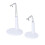 (As show, One size) 10 Set Adjustable 20-25cm Doll Display Holder Bear Support Stand Accessories 3