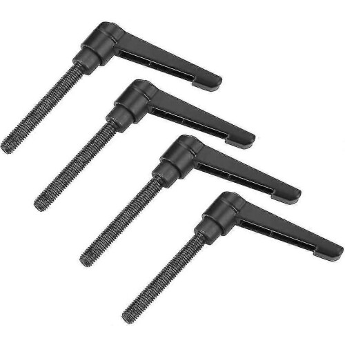 (As show, One size) Adjustable Stainless Steel 4pcs Clamp Lever Handle