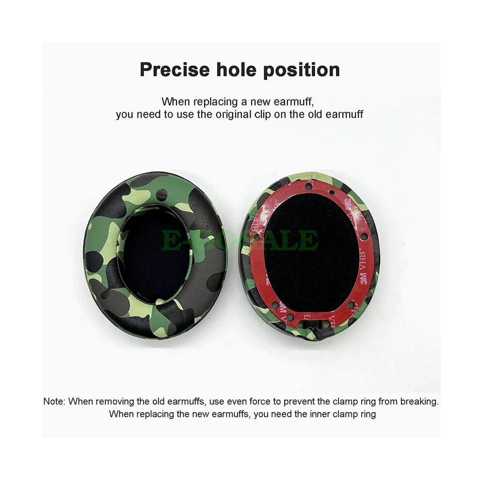 (Camouflage) Soft Replacement Ear Pads Cushion For Beats Studio Wireless Studio 2.0 3.0 Hot 6963793658671