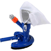 (As show, One size) Mini Pool Vacuum Head - Quick Clean Suction Head with Brush