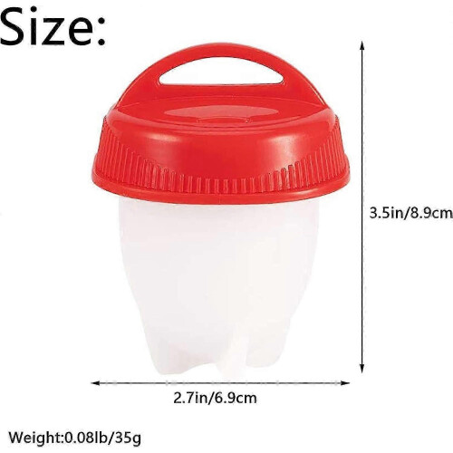 (As show, One size) Pcs Egg Silicone Egg Boiler Bowl Egg Boiler Shellless Egg Quick Gadget Accessories Egg Boiler Eggshell Egg Boiled Egg Kitchen Aid Egg Wild Boiled Egg 1