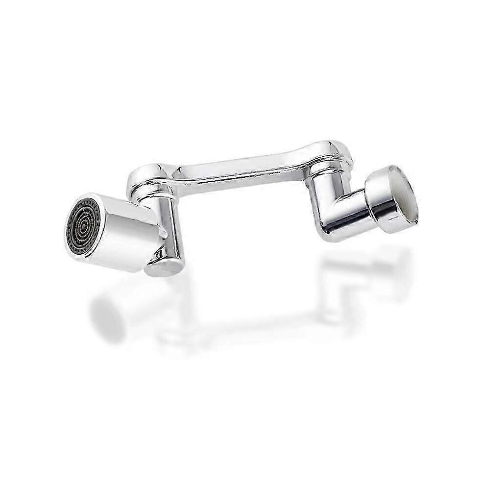 (As Show, One Size) Universal Anti-Splash Basin Faucet 1080 Degree Rotating Lifting Robotic Arm Bathroom Wash Extension Faucet 4633396551045