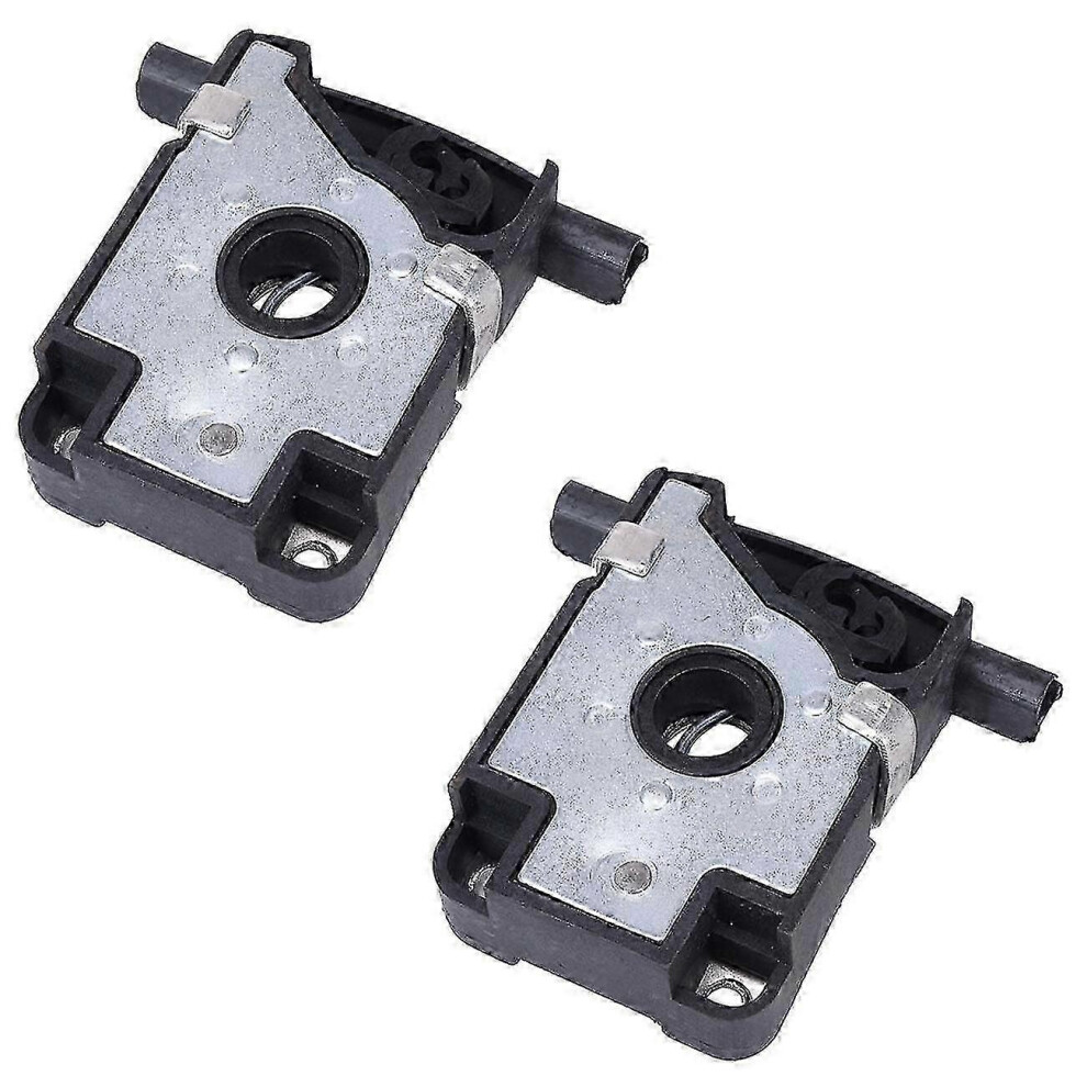 (As Show, One Size) 2 Pieces Lower Hood Latch For E39 525 528I E46 323 328 330I E53 X5 E52 4631898268447