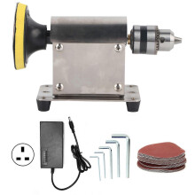 (As show, One size) Electric Carving Grinder Benchtop Jewelry Polishing Machine Woodworking Sander Tool AC 110240VUK Plug 775(100W)