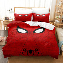 (10, 140x210cm) Spider-Man Duvet Cover Set Bedding Suitable For Children And Adults Cute Printed Cartoon Quilt Cover Comforter Sets Home