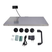 (As show, One size) Animal Parcel Pet Platform Scale Digital Livestock Postal Shipping Scale 500KG 1102LBS Maximum 100240V
