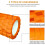 (As show, One size) Biodegradable EVA Foam Roller - Exercise Roller for Deep Tissue Muscle Massage Lightweight Durable 2