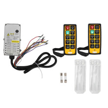 (As show, One size) Industrial Remote Controller Double Handle Waterproof Acid Oil Resistant for Electric HoistAC220V