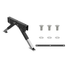(As show, One size) Folding Step Stabilizer 2.811.4 Inch Height Adjustment Stainless Steel Foot Step Support for 5th Wheel Travel Trailer RV