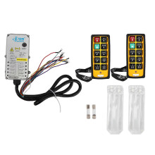 (As show, One size) Industrial Remote Controller Double Handle Waterproof Acid Oil Resistant for Electric HoistDC24V