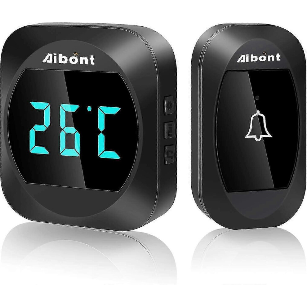 (As Show, One Size) Wifi Water Leak Detector - Ip44 Waterproof Doorbell Chime Kit With 1000Ft Range 38 Chimes 4631898297164
