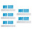 (As show, One size) 5 Set Privacy Screen Replacement Set Adhesive Strips and Slide Mount Holder Tabs for Computer 1