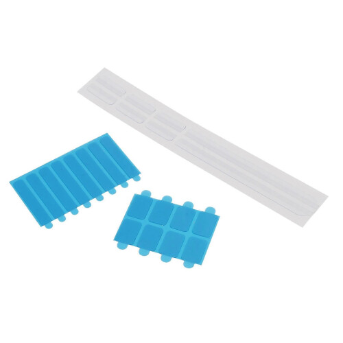 (As show, One size) 5 Set Privacy Screen Replacement Set Adhesive Strips and Slide Mount Holder Tabs for Computer 2