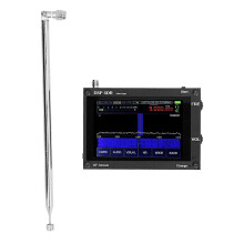 (As show, One size) SDR Receiver Wireless Radio DSP 3.5in Touch Screen Registered 50KHz2GHz Ultra Thin Antenna
