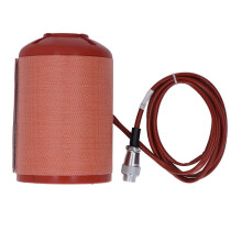 (As show, One size) Pail Heater 300W Silicone Rubber High Insulation Corrosion Proof Barrel Band Heat Pad for Gas Tank 220V