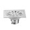 (As show, One size) Thick Stainless Steel Floor Drain 1