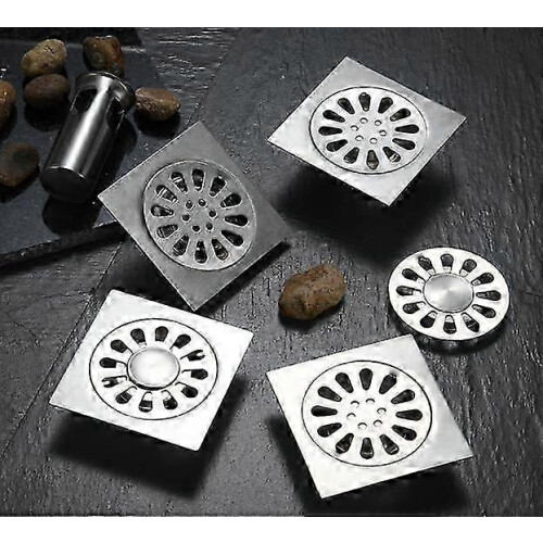 (As show, One size) Thick Stainless Steel Floor Drain 2