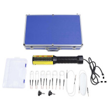 (As show, One size) Magnetic Induction Heater Kit Hand Held LED Flameless Bolt Heater Remover with 8 Coils for Screw Removing 1200W UK Plug 220V 5A