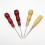 (As show, One size) 31pcs Leather Craft Tool Kit Hand Sewing Stitching Punch Work Saddle 3