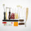 (As show, One size) 31pcs Leather Craft Tool Kit Hand Sewing Stitching Punch Work Saddle 4