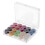 (As show, One size) 20Pcs Sewing Machine Bobbins Spools Threads with Empty Organizer Box Storage 3