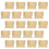 (As show, One size) 20pcs Wooden Egg Cups Easter Egg Holder Home Decoration Easter Egg Display Stand 3
