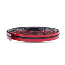 (As show, One size) 19mm Car Weather Stripping Seal Noise Reduction T Shape Self Adhesive Removable