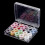 (As show, One size) 20Pcs Sewing Machine Bobbins Spools Threads with Empty Organizer Box Storage 4