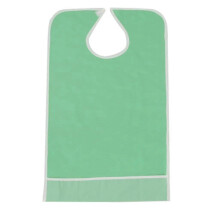 (As show, One size) New Adult Disability Bib Mealtime Cloth Protector Apron Waterproof