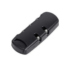 (As show, One size) Luggage Lock Password 3 Dial Combination Code Lock Tool Secure Fixed Tools Black