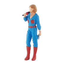 (Khaki, One size) 1:64 Female Host Figure Tiny People Children Toys Collectible Doll Figurines Ornament