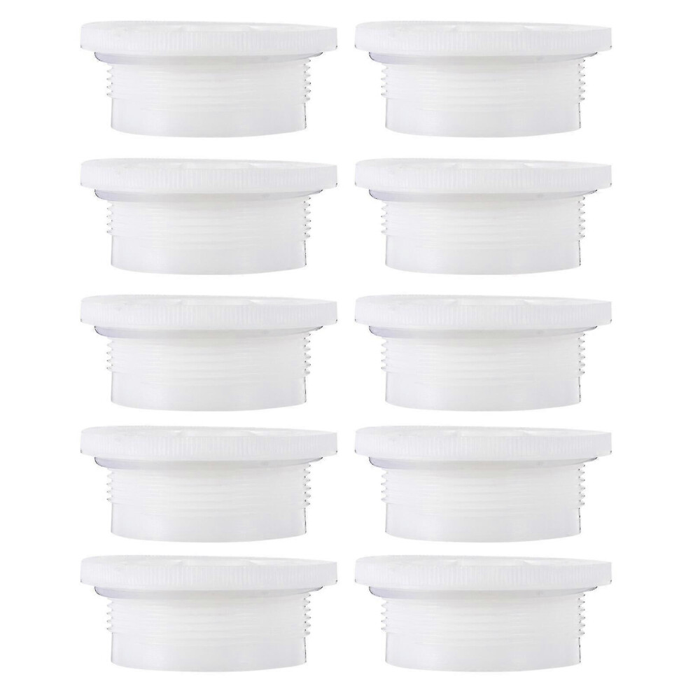 (As Show, One Size) 10 Pcs Gallon Chemical Bottle Bucket Screw On Replacement Anti Splashes Lids 6902676347141