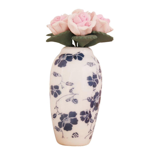 (Red, One size) potted flower vase diy artificial ornament 2